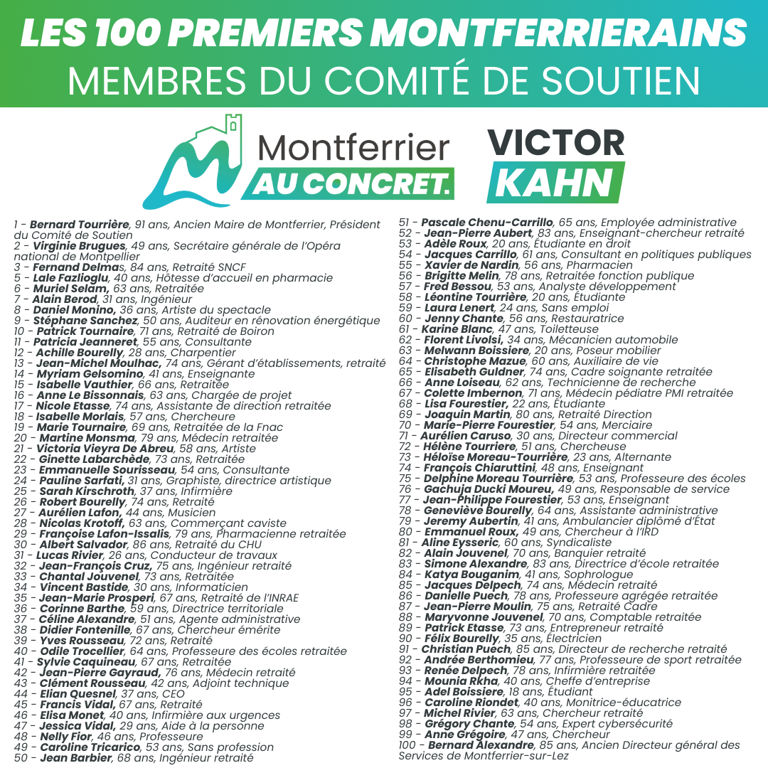 Déjà 100 Montferrierains membres du comité de soutien de Montferrier au Concret !